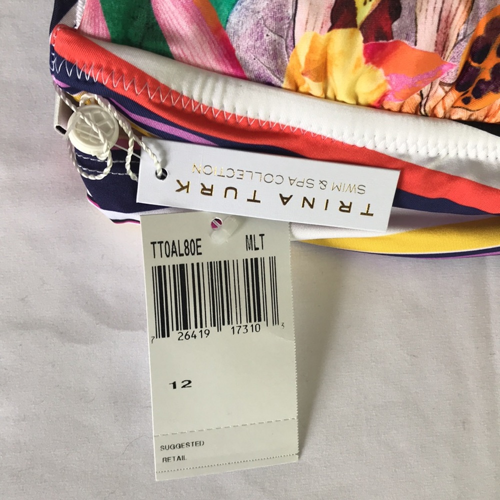 Trina Turk Treasure Cove Bikini Top NWT - Picture 12 of 12